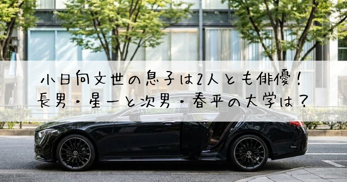 小日向文世息子
