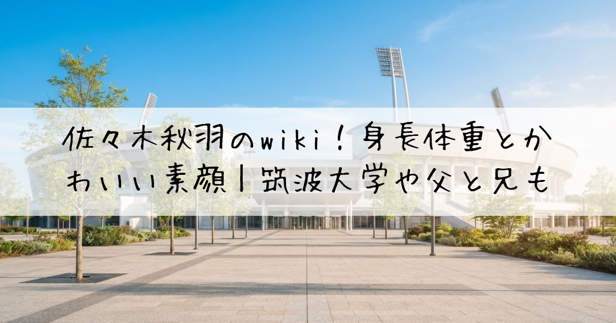 佐々木秋羽wiki