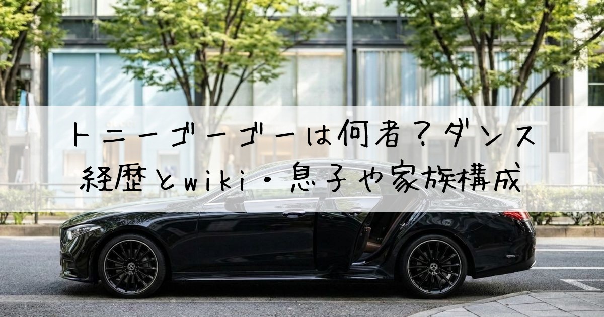 トニーゴーゴー何者