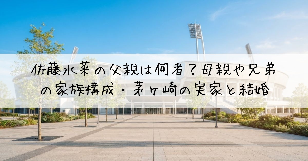 佐藤水菜父親