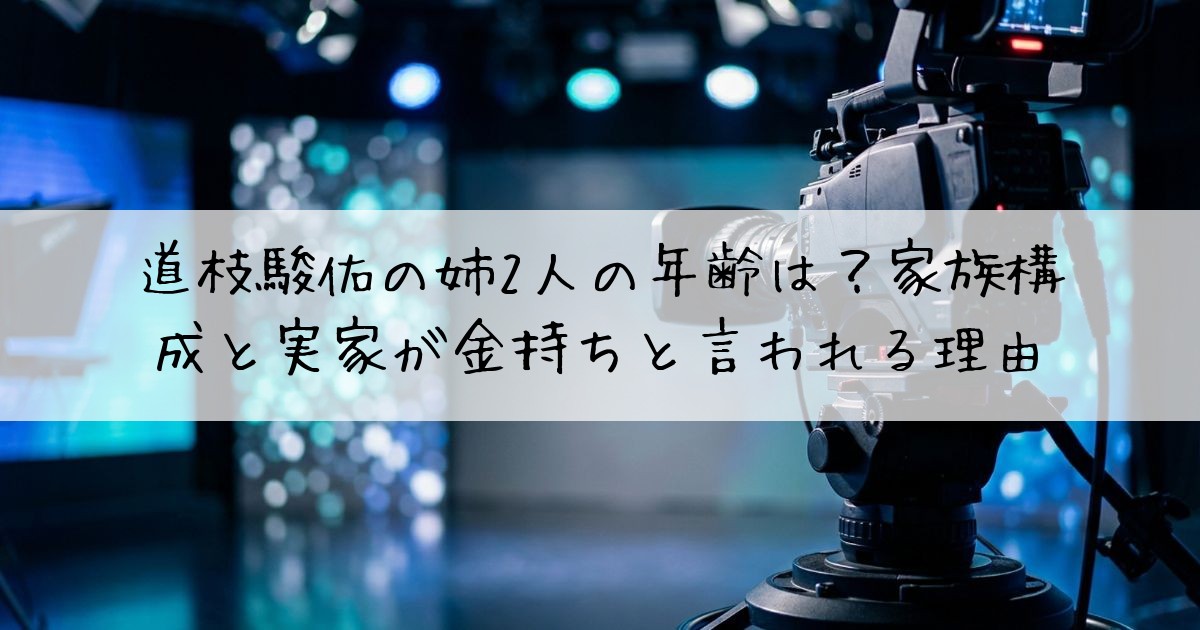 道枝駿佑姉2人
